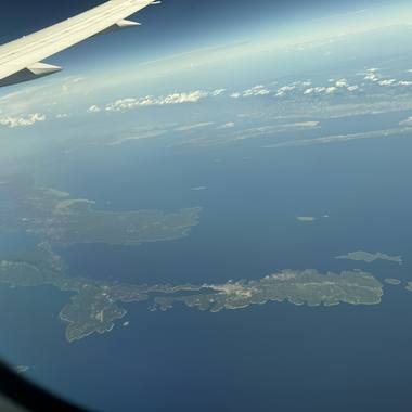 The long thin limestone islands of the Kornati archipelago